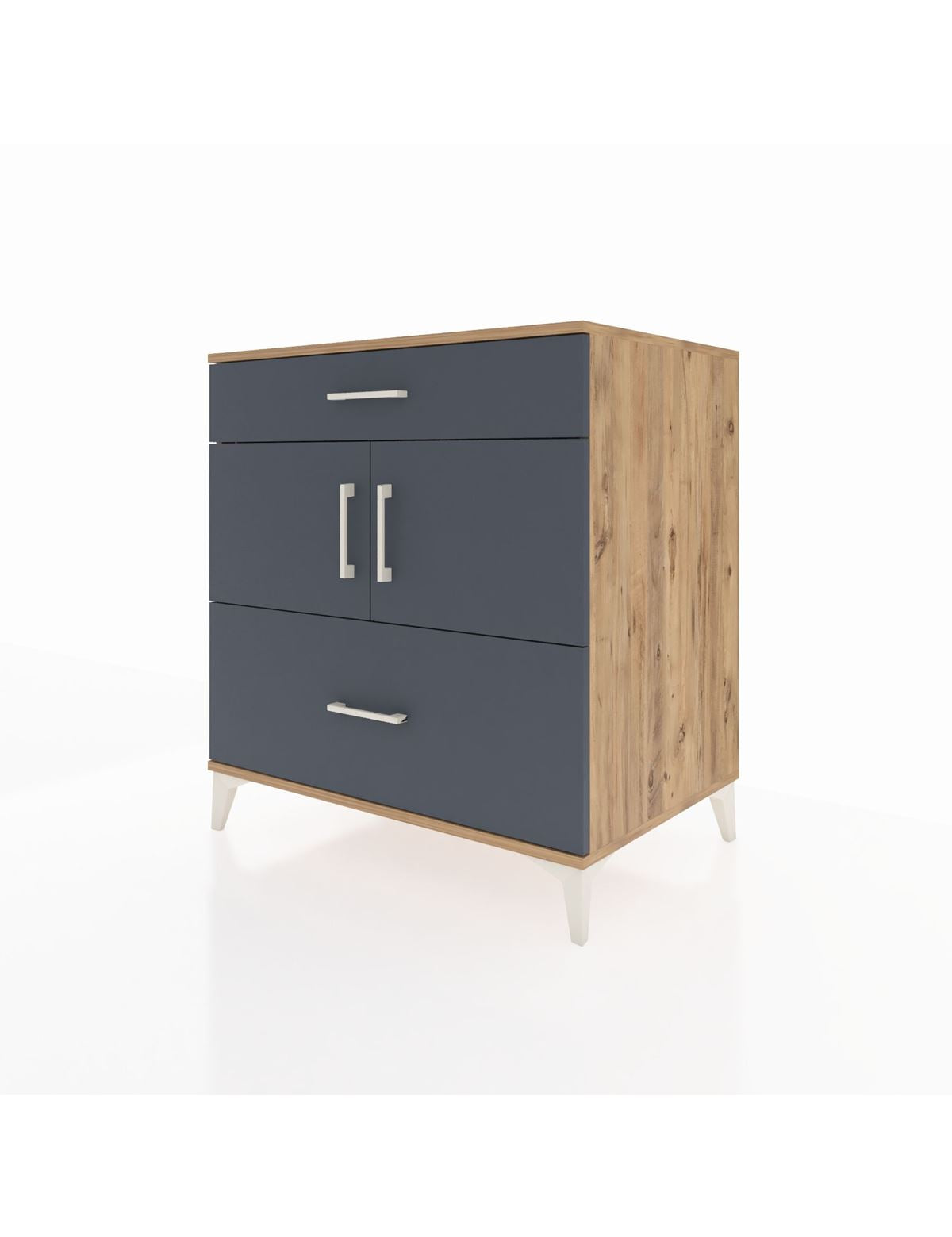 Kronos Şifonyer 2 Raflı 2 Çekmeceli 2 Kapaklı 88x59x96 - S70M052V8C