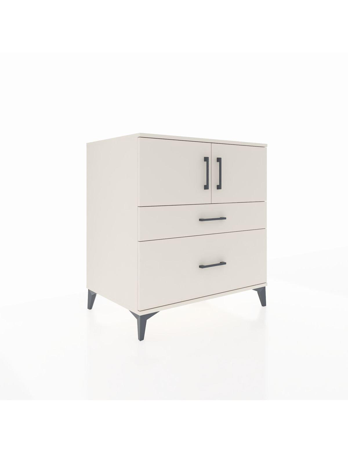 Kronos Şifonyer 2 Raflı 2 Çekmeceli 2 Kapaklı 88x59x96 Aytaşı-Aytaşı