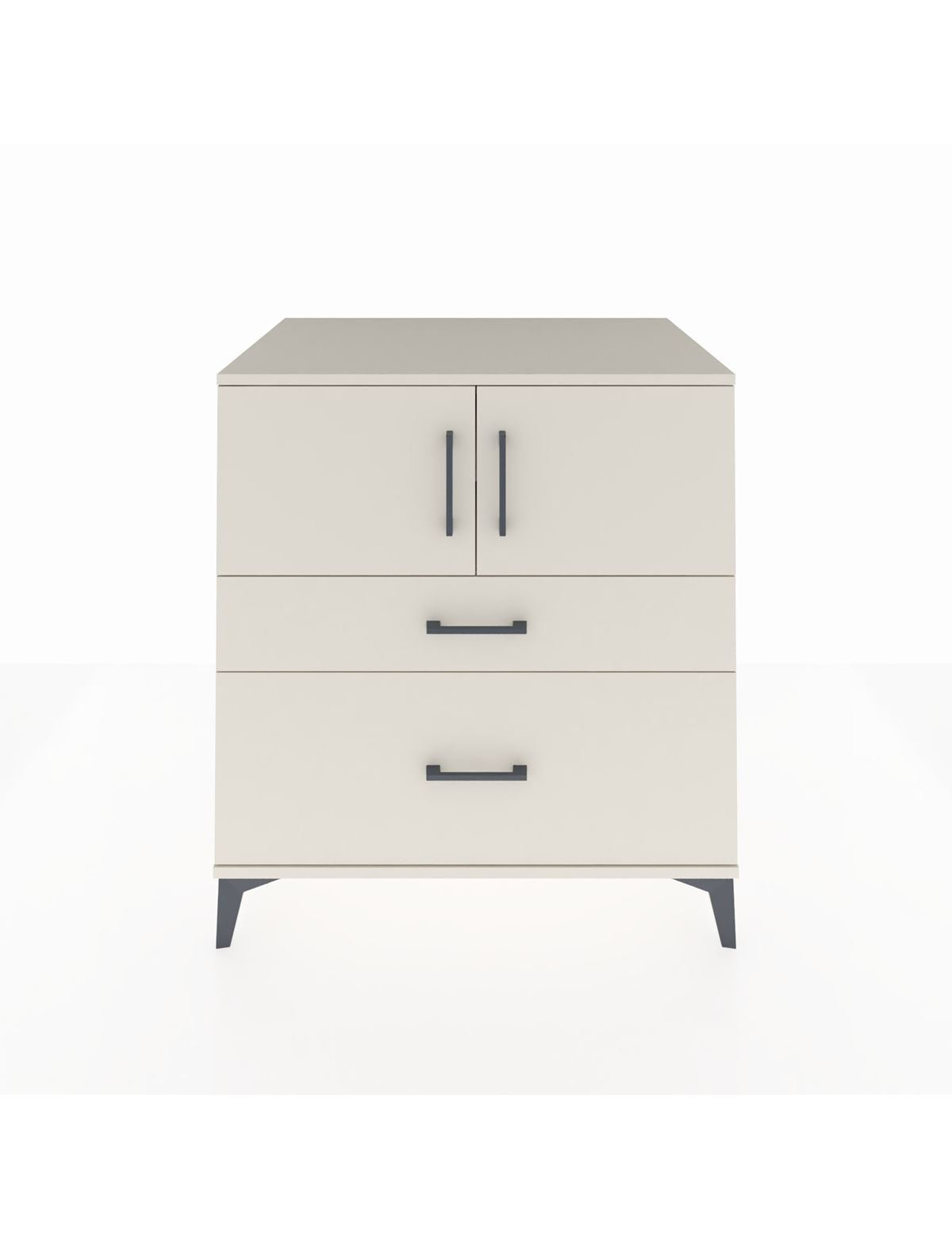 Kronos Şifonyer 2 Raflı 2 Çekmeceli 2 Kapaklı 88x59x96 Aytaşı-Aytaşı