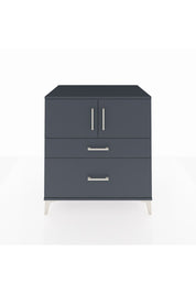 Kronos Şifonyer 2 Raflı 2 Çekmeceli 2 Kapaklı 88x59x96 Antrasit-Antrasit