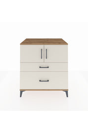 Kronos Şifonyer 2 Raflı 2 Çekmeceli 2 Kapaklı 88x59x96 Çam-Aytaşı