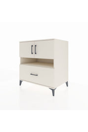 Kronos Şifonyer 3 Raflı Tek Çekmeceli 2 Kapaklı 88x59x96 Aytaşı-Aytaşı