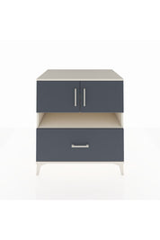 Kronos Şifonyer 3 Raflı Tek Çekmeceli 2 Kapaklı 88x59x96 Aytaşı-Antrasit