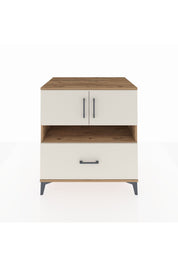 Kronos Şifonyer 3 Raflı Tek Çekmeceli 2 Kapaklı 88x59x96 Çam-Aytaşı