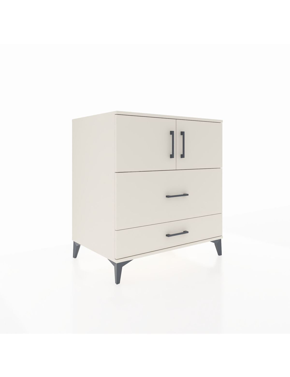 Kronos Şifonyer 2 Raflı 2 Çekmeceli 2 Kapaklı 88x59x96 Aytaşı-Aytaşı