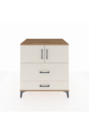 Kronos Şifonyer 2 Raflı 2 Çekmeceli 2 Kapaklı 88x59x96 Çam-Aytaşı