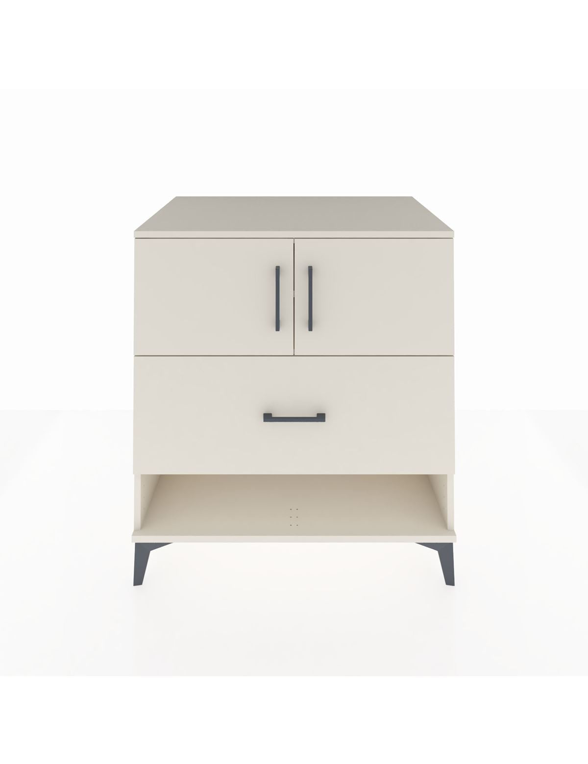 Kronos Şifonyer 2 Raflı Tek Çekmeceli 2 Kapaklı 88x59x96 Aytaşı-Aytaşı