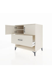 Kronos Şifonyer 2 Raflı Tek Çekmeceli 2 Kapaklı 88x59x96 Aytaşı-Aytaşı