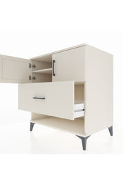 Kronos Şifonyer 2 Raflı Tek Çekmeceli 2 Kapaklı 88x59x96 Aytaşı-Aytaşı