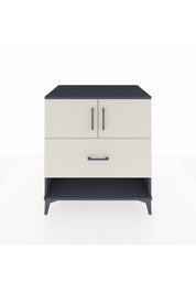 Kronos Şifonyer 2 Raflı Tek Çekmeceli 2 Kapaklı 88x59x96 Antrasit-Aytaşı