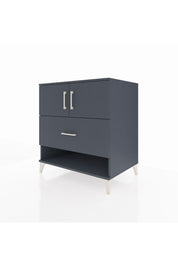 Kronos Şifonyer 2 Raflı Tek Çekmeceli 2 Kapaklı 88x59x96 Antrasit-Antrasit