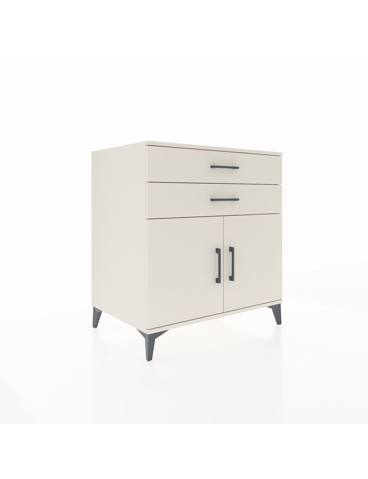 Kronos Şifonyer Tek Raflı 2 Çekmeceli 2 Kapaklı 88x59x96 Aytaşı-Aytaşı