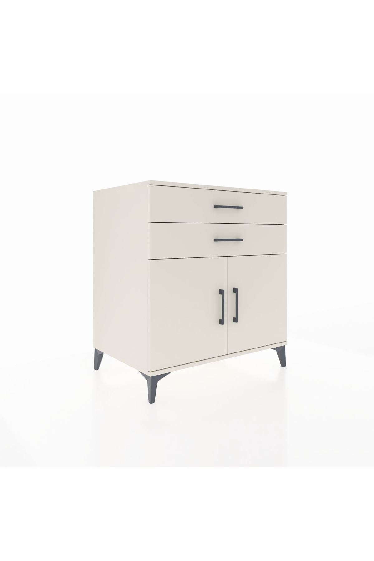 Kronos Şifonyer Tek Raflı 2 Çekmeceli 2 Kapaklı 88x59x96 Aytaşı-Aytaşı