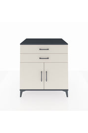 Kronos Şifonyer Tek Raflı 2 Çekmeceli 2 Kapaklı 88x59x96 Antrasit-Aytaşı