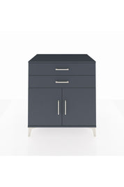 Kronos Şifonyer Tek Raflı 2 Çekmeceli 2 Kapaklı 88x59x96 Antrasit-Antrasit