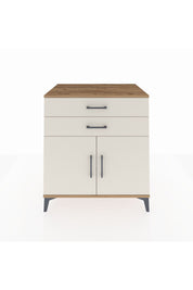 Kronos Şifonyer Tek Raflı 2 Çekmeceli 2 Kapaklı 88x59x96 Çam-Aytaşı