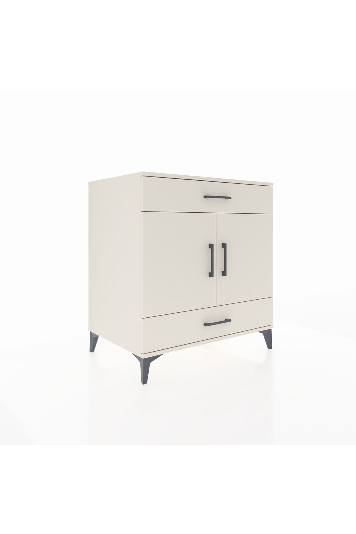 Kronos Şifonyer 2 Raflı 2 Çekmeceli 2 Kapaklı 88x59x96 Aytaşı-Aytaşı