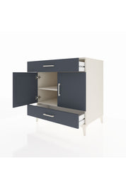 Kronos Şifonyer 2 Raflı 2 Çekmeceli 2 Kapaklı 88x59x96 Aytaşı-Antrasit