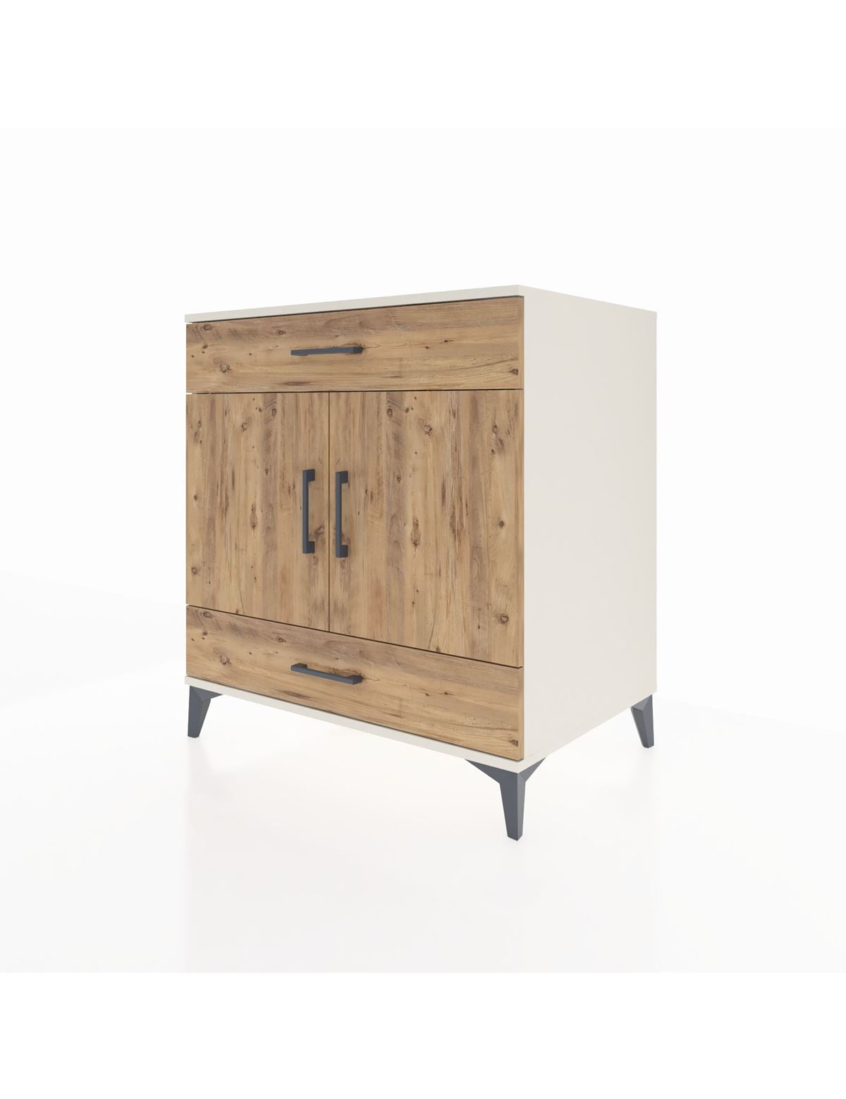 Kronos Şifonyer 2 Raflı 2 Çekmeceli 2 Kapaklı 88x59x96 - S70M058V3C