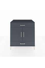 Kronos Şifonyer 2 Raflı 2 Çekmeceli 2 Kapaklı 88x59x96 Antrasit-Antrasit