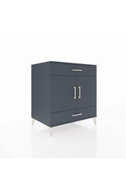 Kronos Şifonyer 2 Raflı 2 Çekmeceli 2 Kapaklı 88x59x96 Antrasit-Antrasit