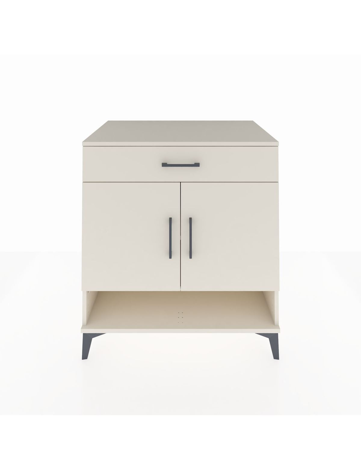 Kronos Şifonyer 2 Raflı Tek Çekmeceli 2 Kapaklı 88x59x96 Aytaşı-Aytaşı