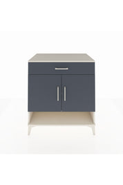 Kronos Şifonyer 2 Raflı Tek Çekmeceli 2 Kapaklı 88x59x96 Aytaşı-Antrasit