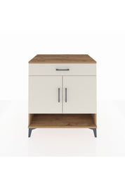 Kronos Şifonyer 2 Raflı Tek Çekmeceli 2 Kapaklı 88x59x96 Çam-Aytaşı