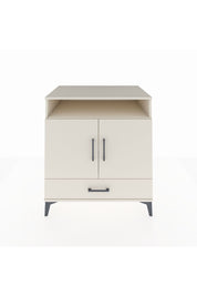 Kronos Şifonyer 3 Raflı Tek Çekmeceli 2 Kapaklı 88x59x96 Aytaşı-Aytaşı