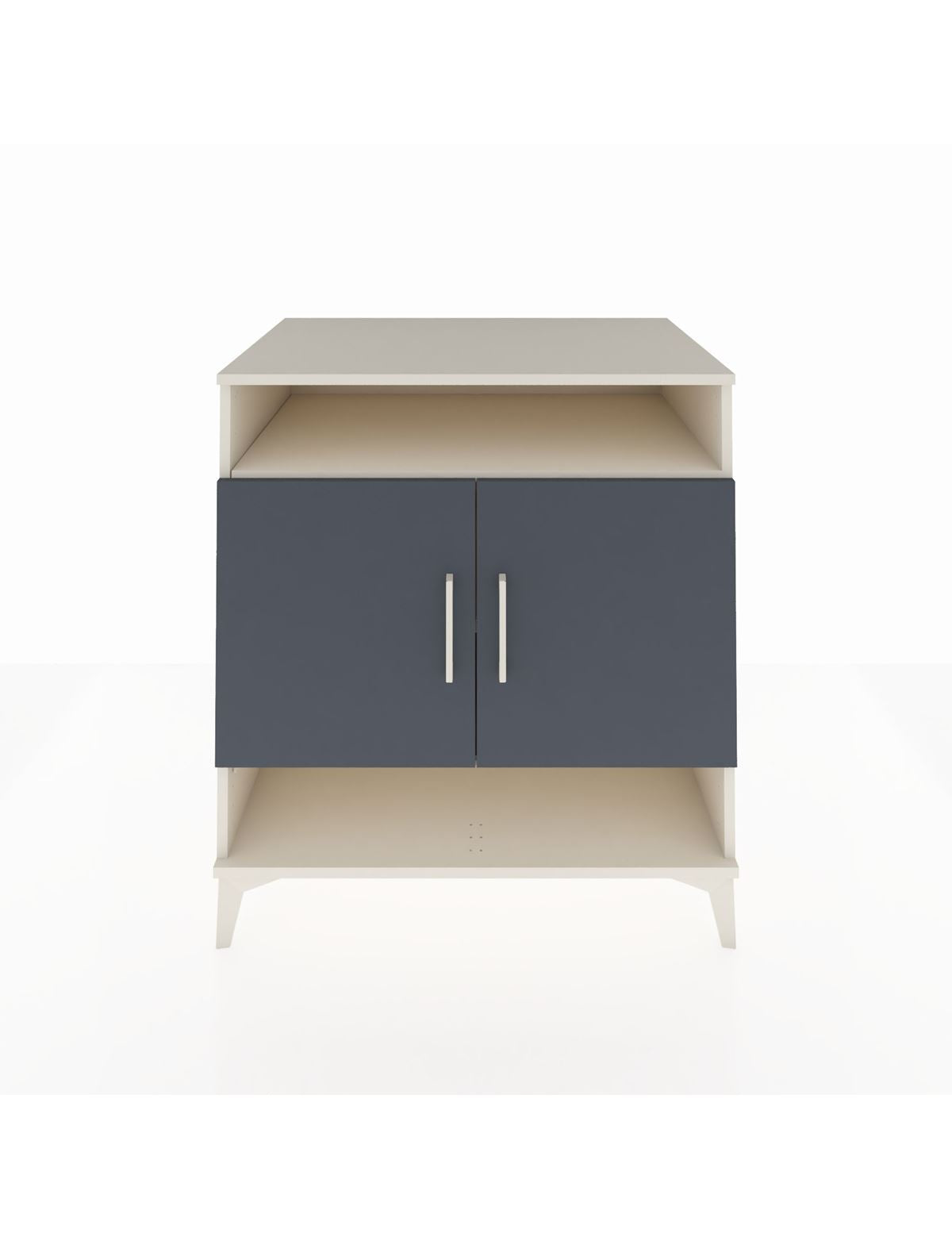 Kronos Şifonyer 3 Raflı 2 Kapaklı 88x59x96 Aytaşı-Antrasit