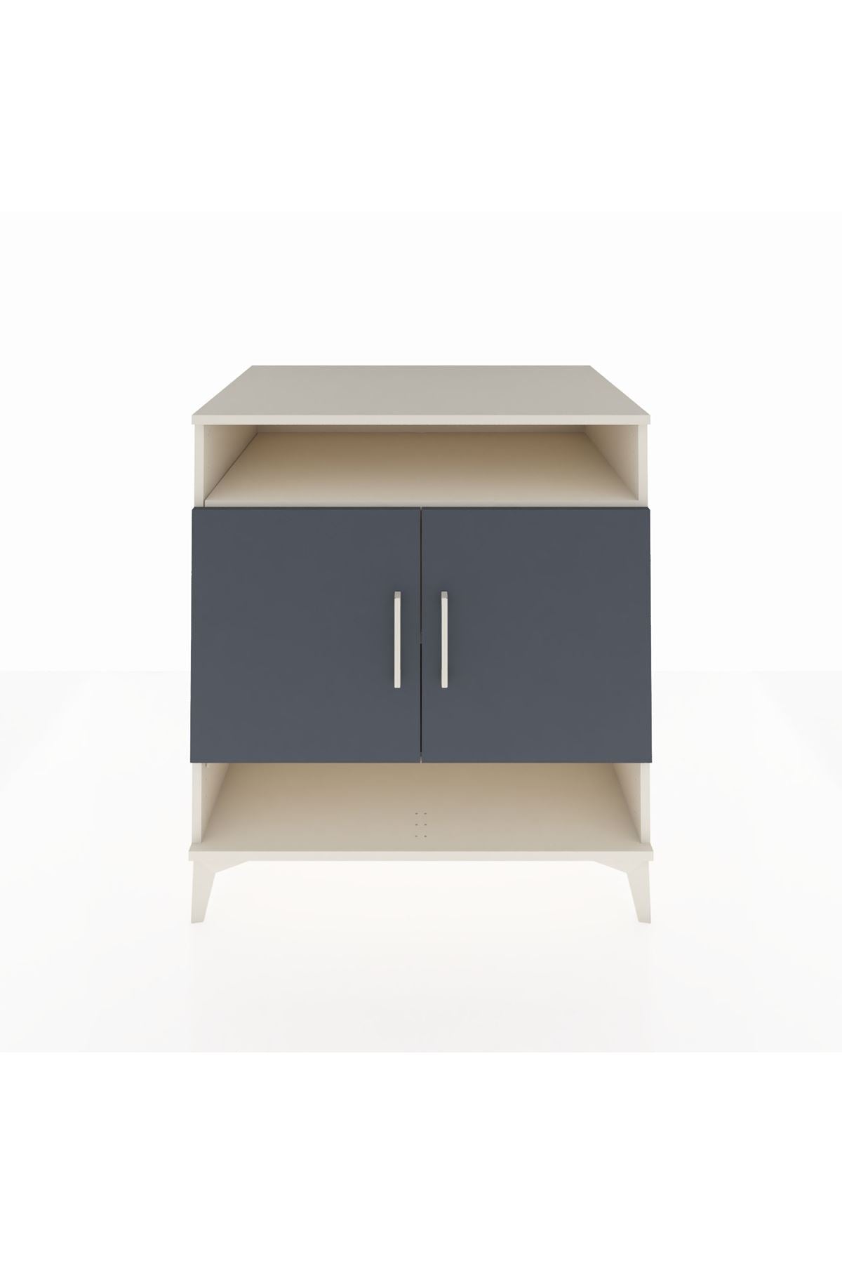 Kronos Şifonyer 3 Raflı 2 Kapaklı 88x59x96 Aytaşı-Antrasit