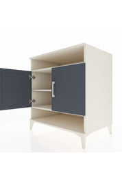 Kronos Şifonyer 3 Raflı 2 Kapaklı 88x59x96 Aytaşı-Antrasit