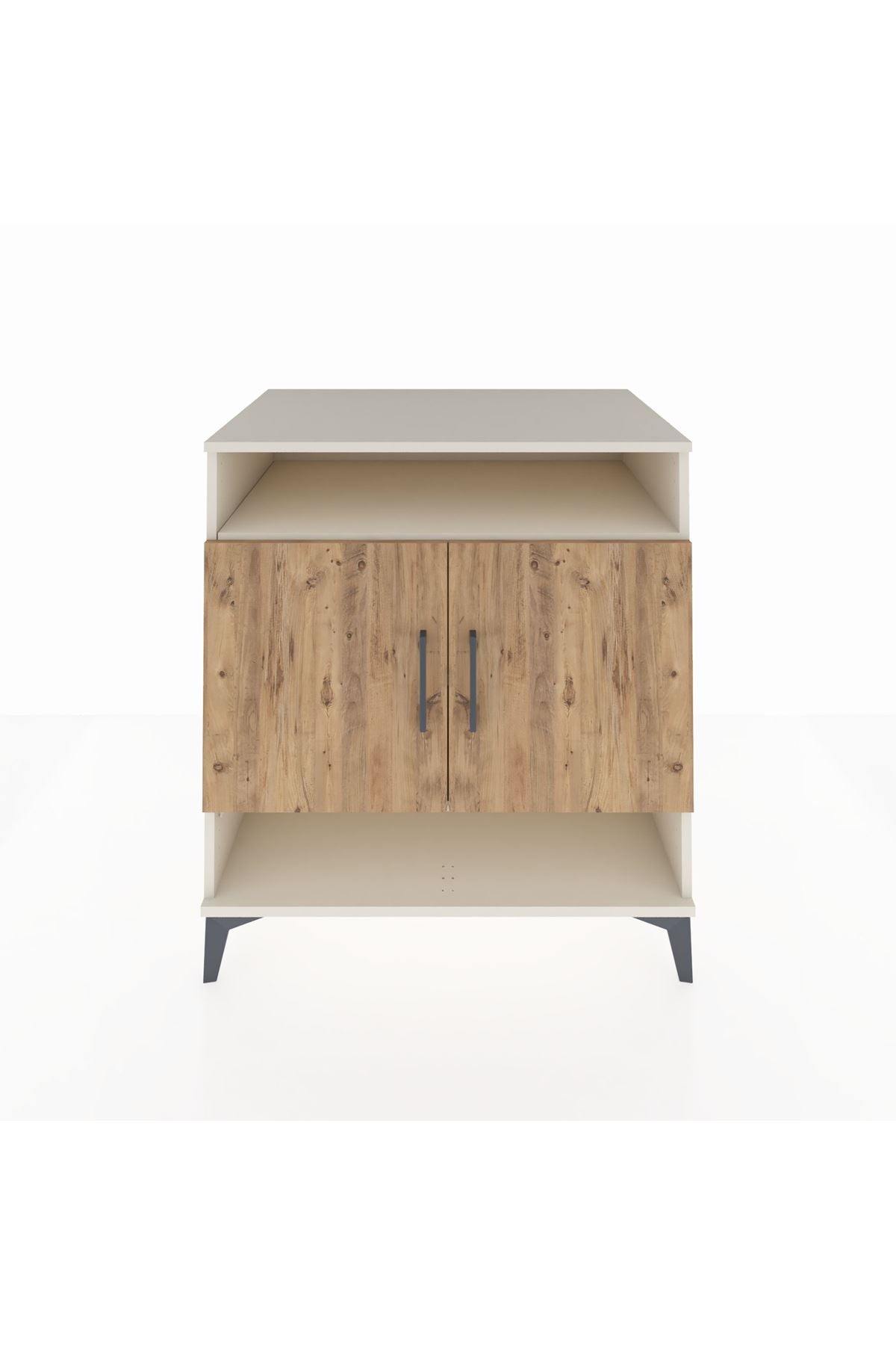 Kronos Şifonyer 3 Raflı 2 Kapaklı 88x59x96 Aytaşı-Çam