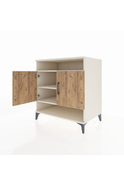 Kronos Şifonyer 3 Raflı 2 Kapaklı 88x59x96 Aytaşı-Çam