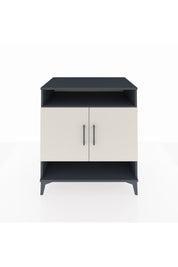 Kronos Şifonyer 3 Raflı 2 Kapaklı 88x59x96 Antrasit-Aytaşı