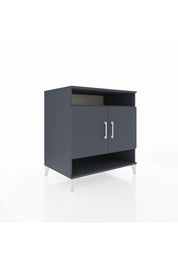 Kronos Şifonyer 3 Raflı 2 Kapaklı 88x59x96 Antrasit-Antrasit