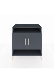 Kronos Şifonyer 3 Raflı 2 Kapaklı 88x59x96 Antrasit-Antrasit