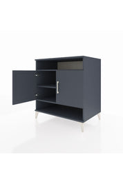 Kronos Şifonyer 3 Raflı 2 Kapaklı 88x59x96 Antrasit-Antrasit