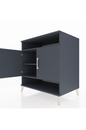 Kronos Şifonyer 3 Raflı 2 Kapaklı 88x59x96 Antrasit-Antrasit