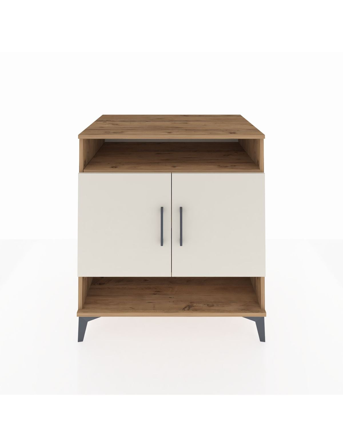 Kronos Şifonyer 3 Raflı 2 Kapaklı 88x59x96 Çam-Aytaşı