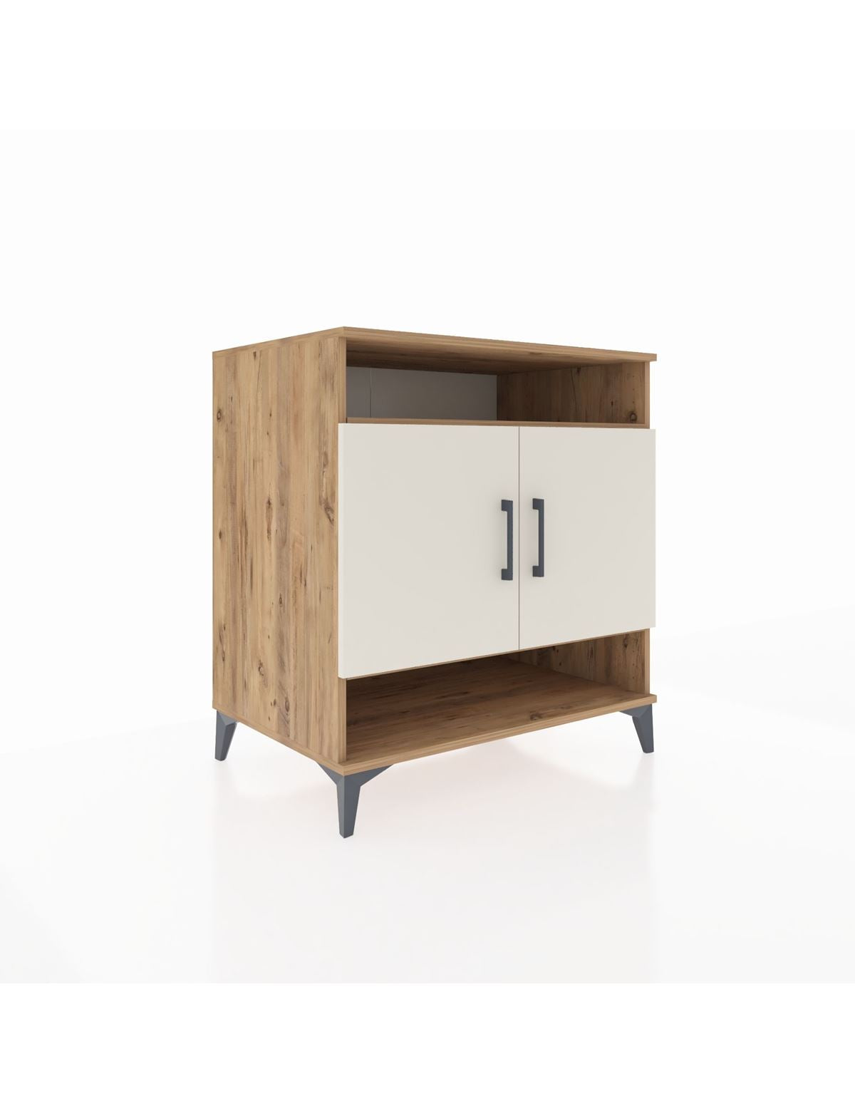 Kronos Şifonyer 3 Raflı 2 Kapaklı 88x59x96 Çam-Aytaşı