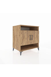 Kronos Şifonyer 3 Raflı 2 Kapaklı 88x59x96 Çam-Çam