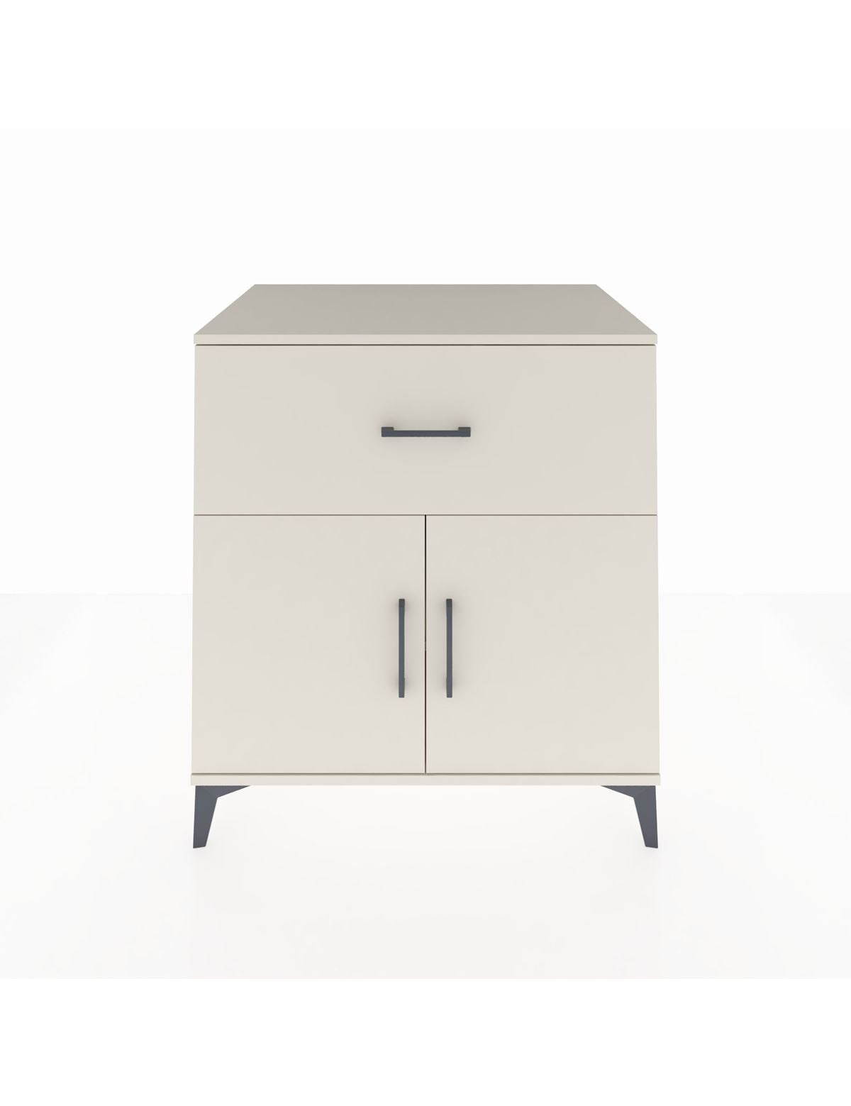 Kronos Şifonyer Tek Raflı Tek Çekmeceli 2 Kapaklı 88x59x96 Aytaşı-Aytaşı