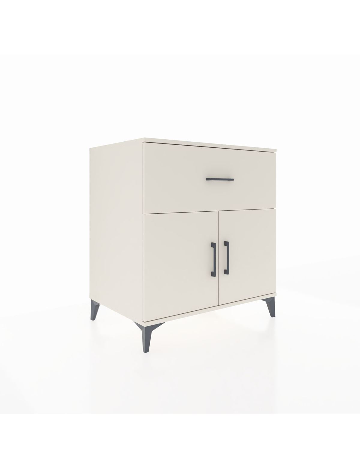 Kronos Şifonyer Tek Raflı Tek Çekmeceli 2 Kapaklı 88x59x96 Aytaşı-Aytaşı