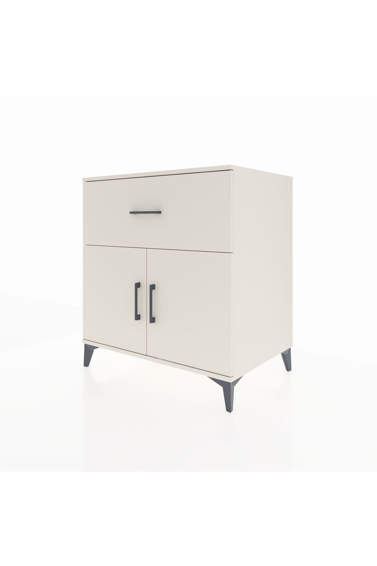 Kronos Şifonyer Tek Raflı Tek Çekmeceli 2 Kapaklı 88x59x96 Aytaşı-Aytaşı