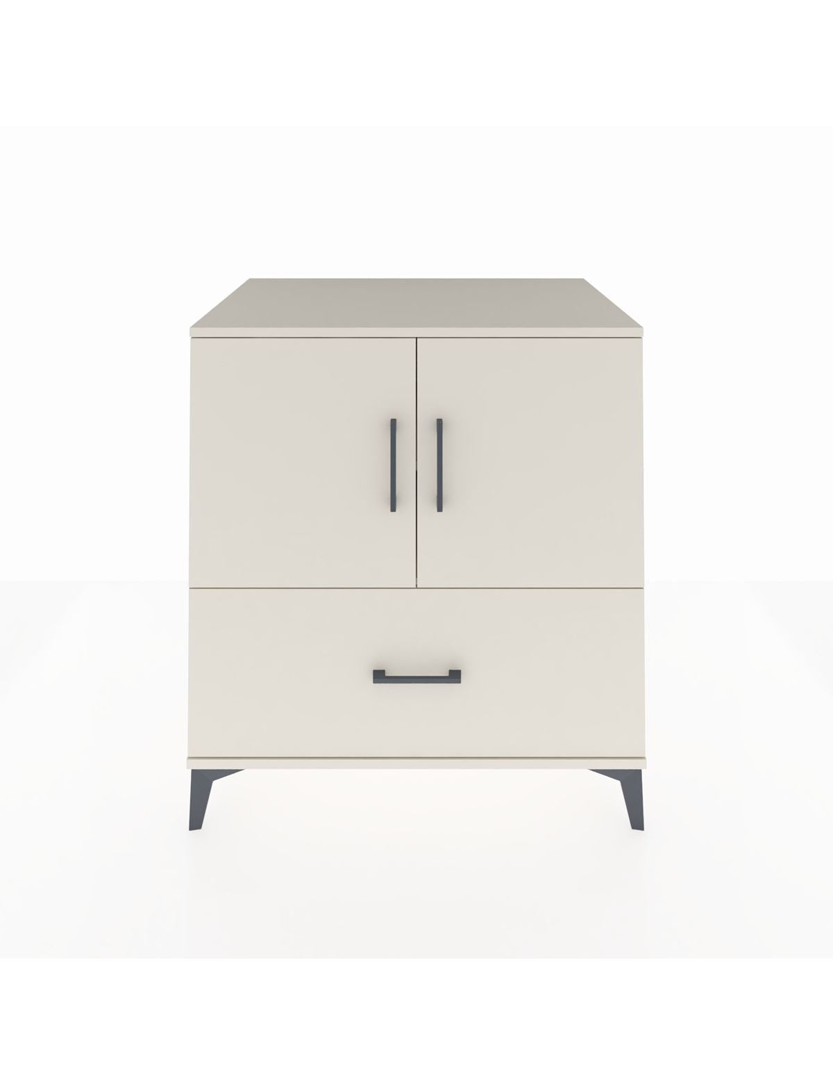 Kronos Şifonyer 2 Raflı Tek Çekmeceli 2 Kapaklı 88x59x96 Aytaşı-Aytaşı