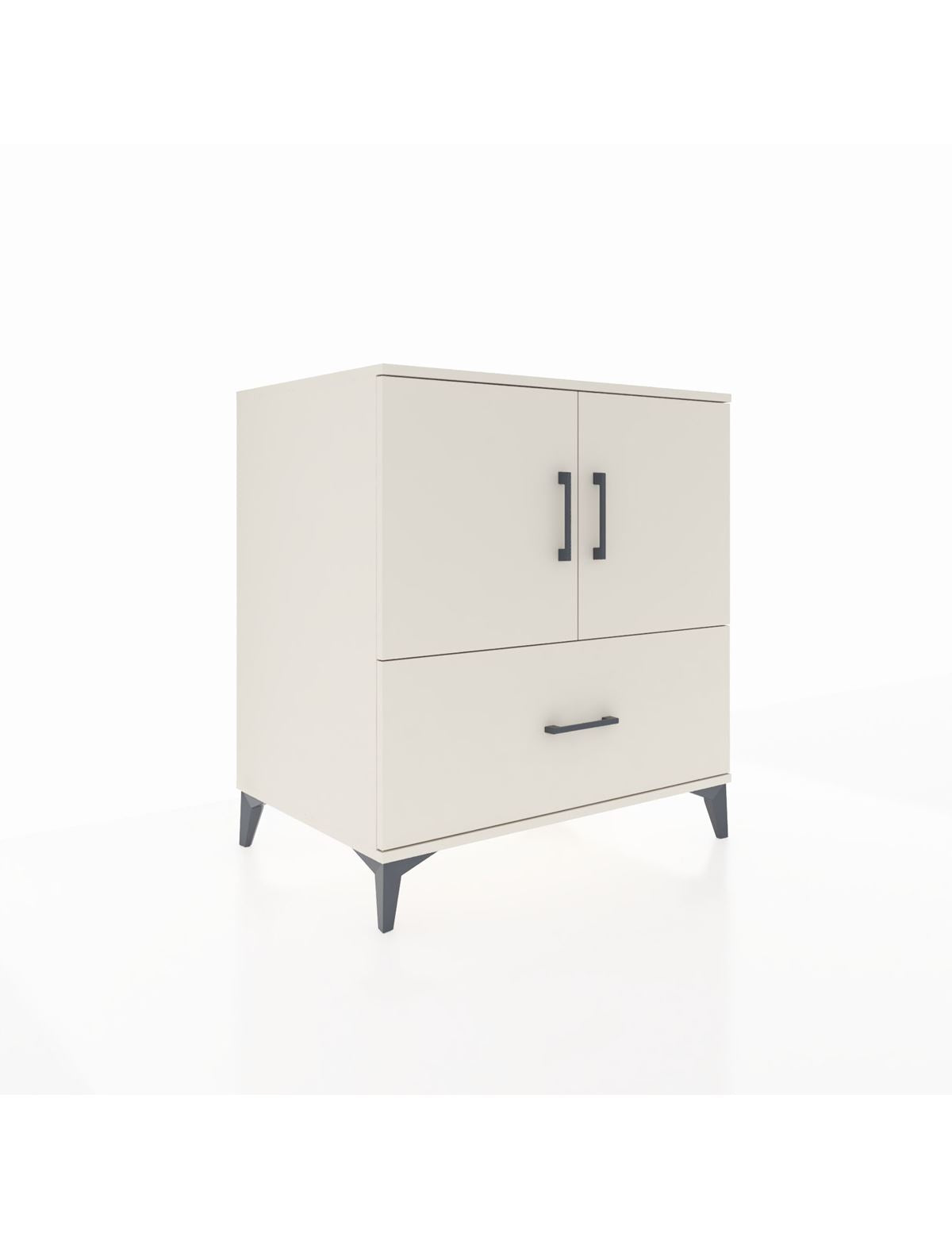 Kronos Şifonyer 2 Raflı Tek Çekmeceli 2 Kapaklı 88x59x96 Aytaşı-Aytaşı