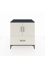 Kronos Şifonyer 2 Raflı Tek Çekmeceli 2 Kapaklı 88x59x96 Antrasit-Aytaşı