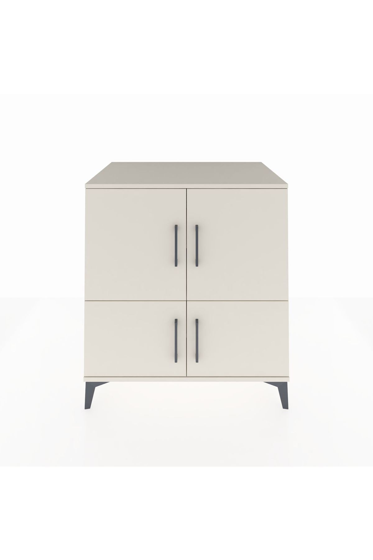 Kronos Şifonyer 3 Raflı 4 Kapaklı 88x59x96 Aytaşı-Aytaşı