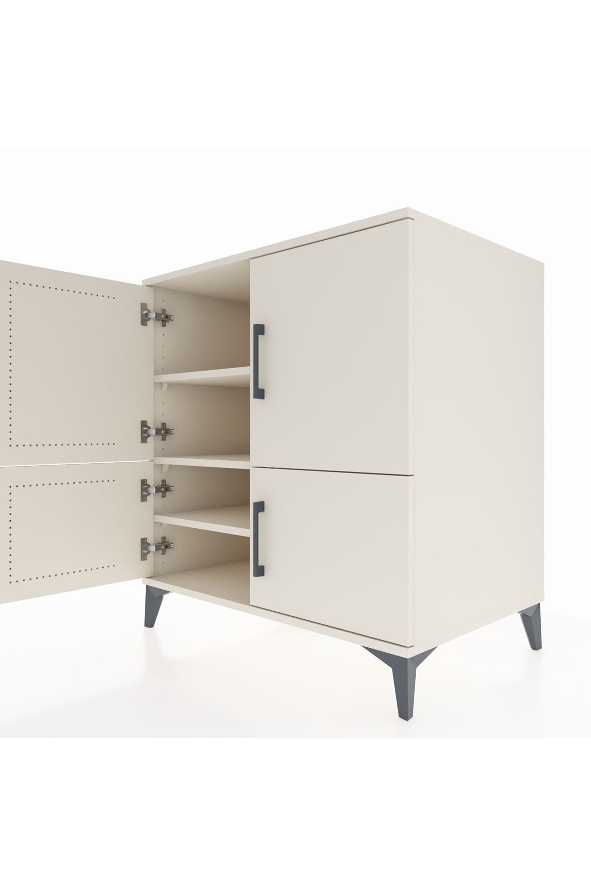 Kronos Şifonyer 3 Raflı 4 Kapaklı 88x59x96 Aytaşı-Aytaşı